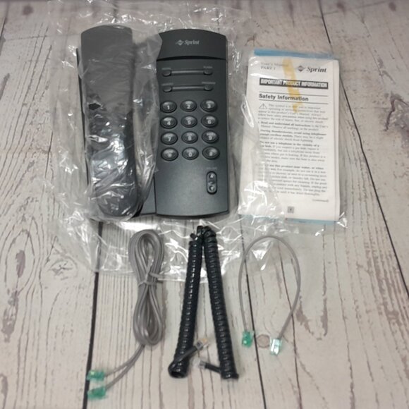 Sprint RadioShack Amplified Handset Telephone 43-5202 Graphite - Picture 2 of 11